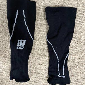 CEP Black Pressure Running Leg Sleeves - Size L